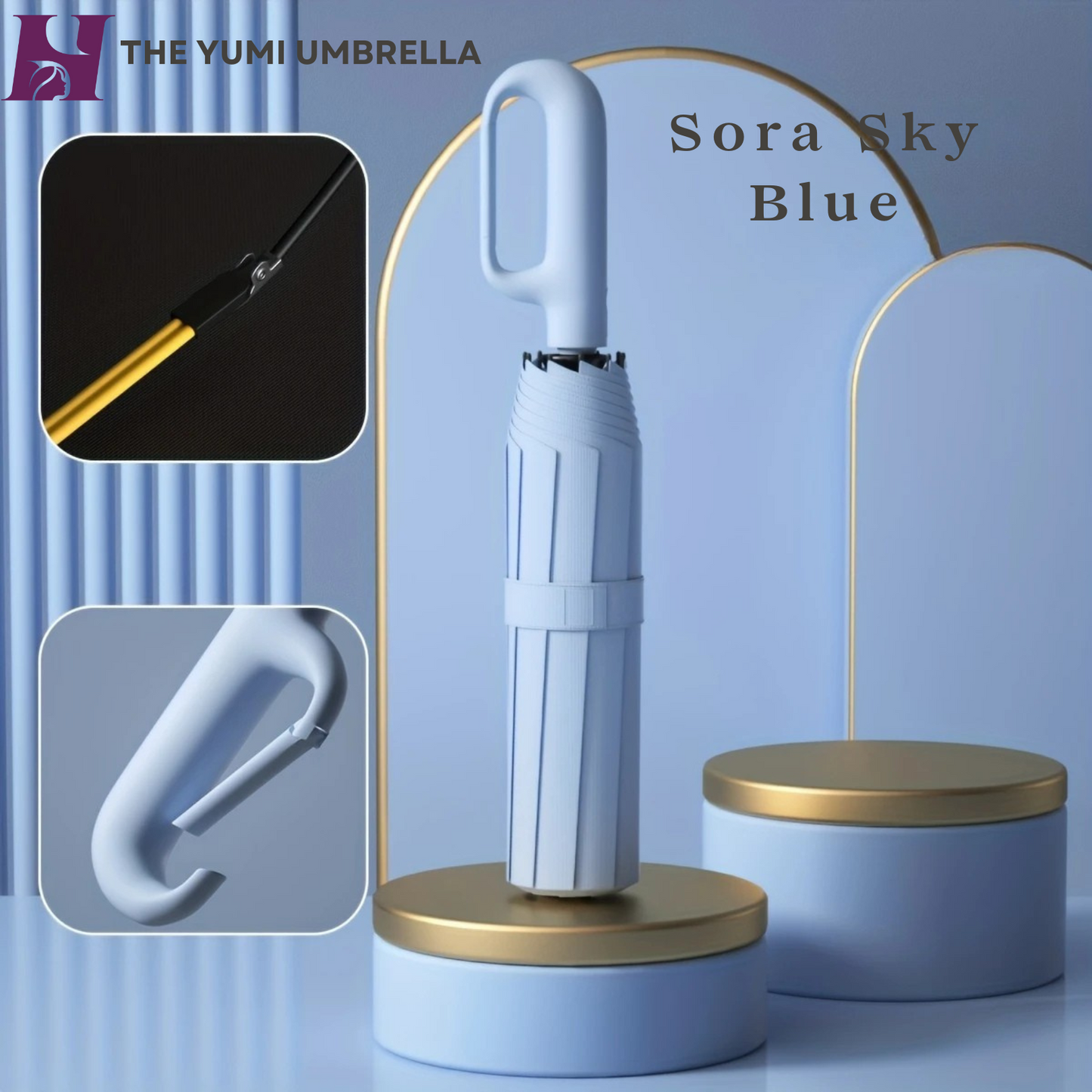 The Yumi Umbrella- Sora Sky Blue