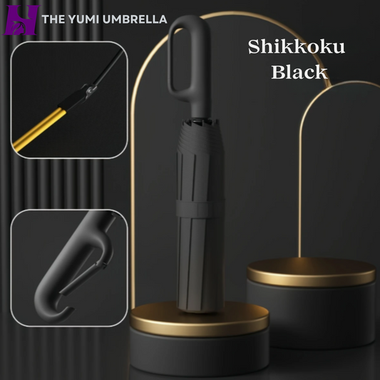 The Yumi Umbrella- Shikkoku Black
