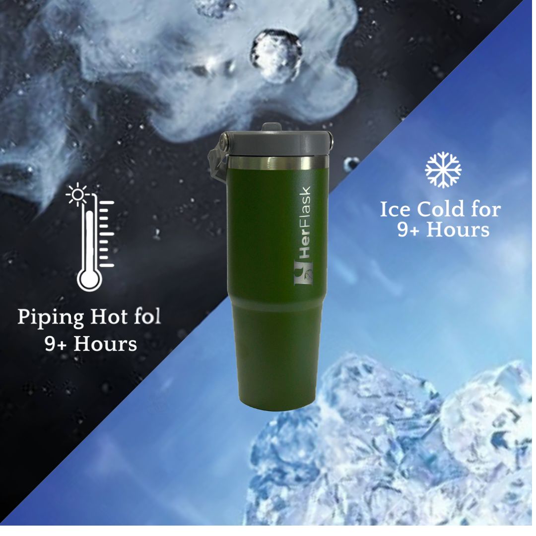 HerFlask Voyager | Olive Odyssey