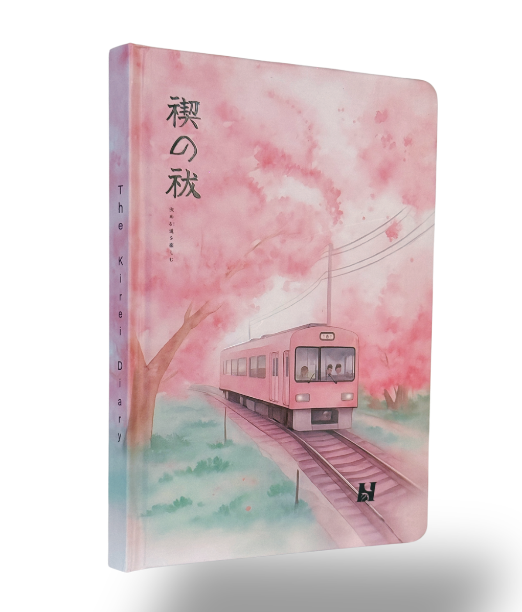 Kirei Japanese Minimalist Diary & Journal (Sakura Pink)