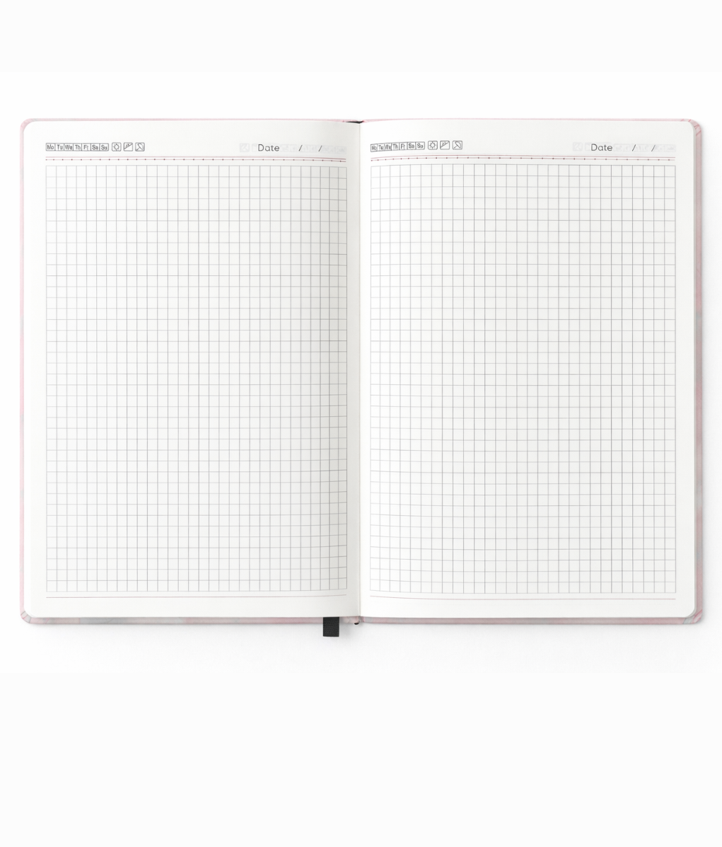 Kirei Japanese Minimalist Diary & Journal (Sakura Pink)