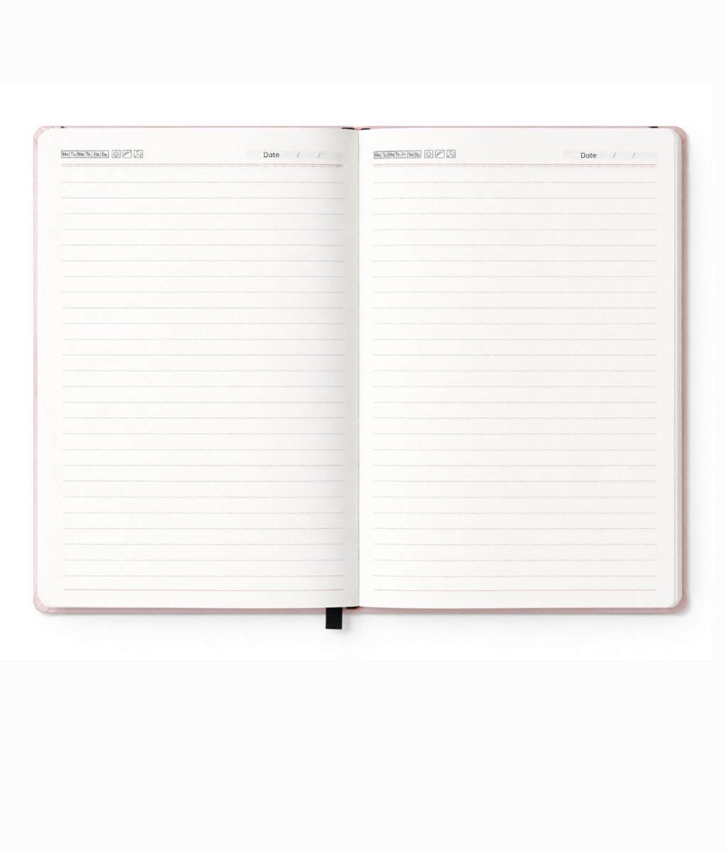 Kirei Japanese Minimalist Diary & Journal (Sakura Pink)