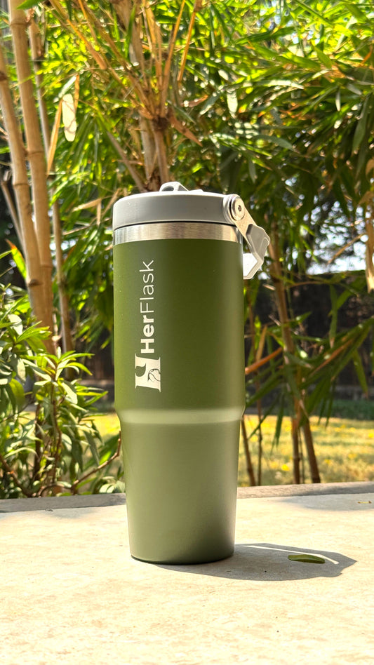 HerFlask Voyager | Olive Odyssey